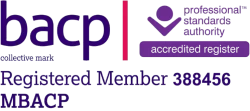 BACP registered counsellor UK professional membership logo